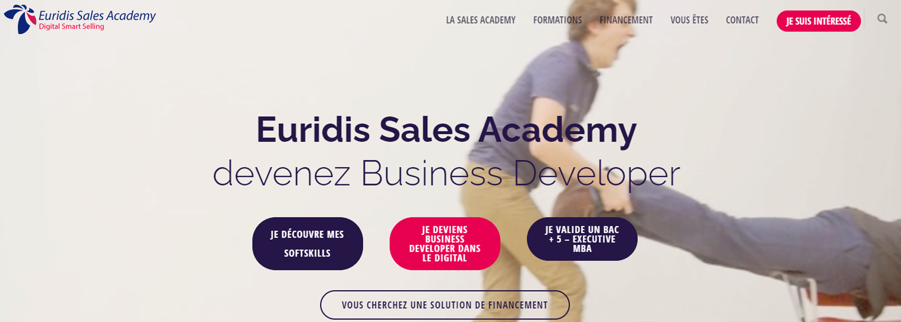 A découvrir les formations sur le site Internet d'Euridis Sale Academy