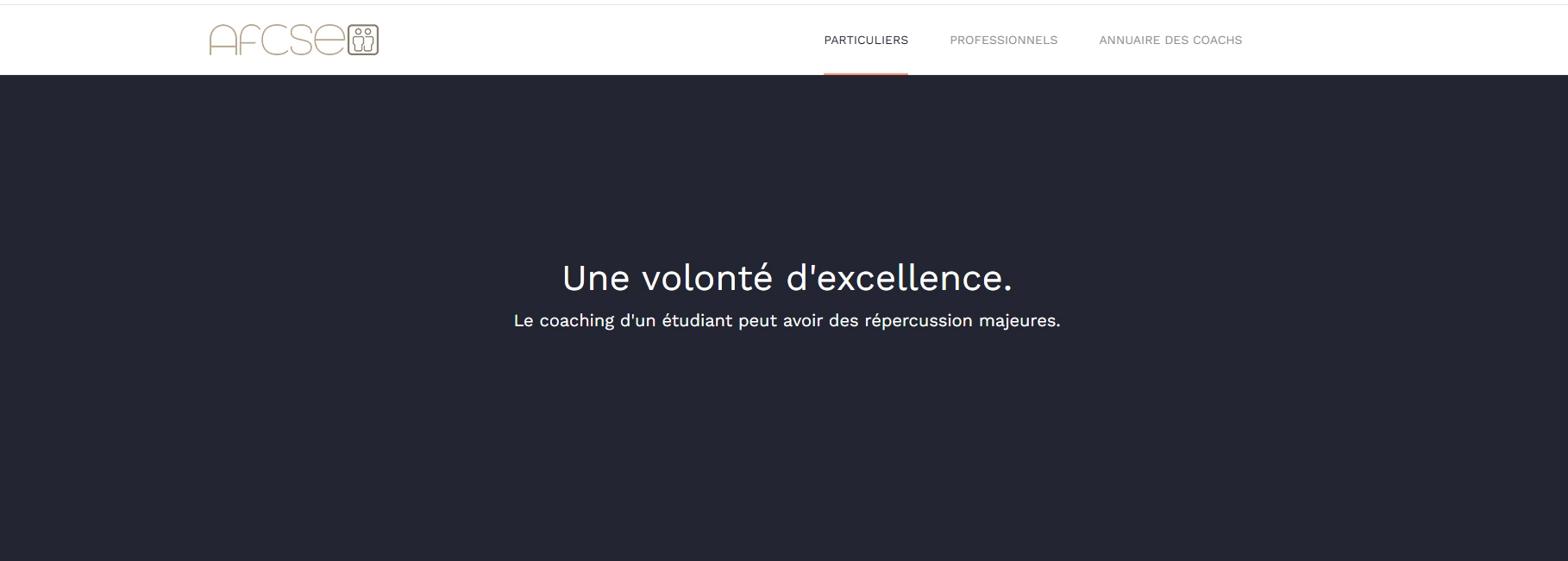 AFCSE Association Française du Coaching Scolaire et Étudiant