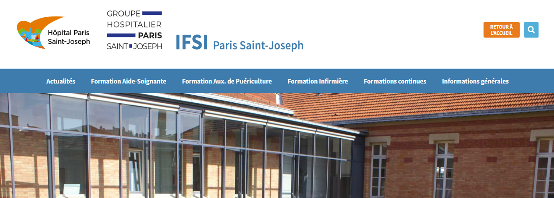 La Fondation Hôpital Saint-Joseph forme des élèves aux métiers d’Auxiliaire de Puériculture, d’Aide-Soignante et en Soins Infirmiers