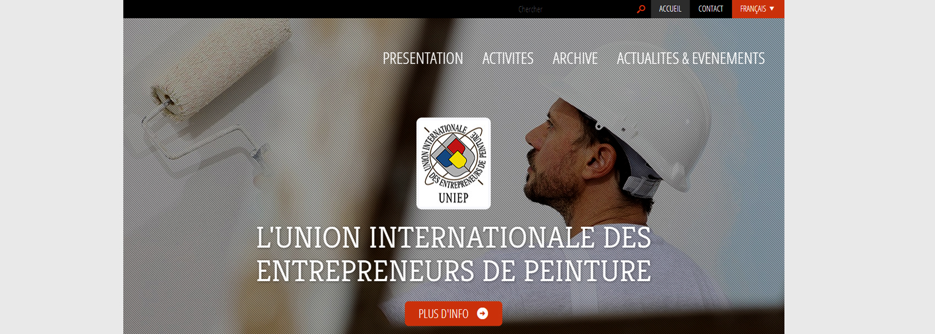 Image d'illustration du site Web uniep des peintres en bâtiment